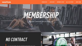 Gym Membership - No Contract Gym - Benefits of joining easyGym