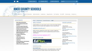 Special Education / EasyIEP - Knox County Schools