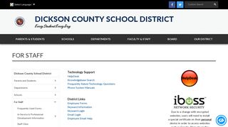 For Staff - Dickson County School District