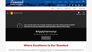 Harmony Public Schools | Home
