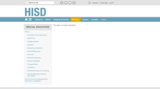 Special Education / Employee Resources - Houston ISD