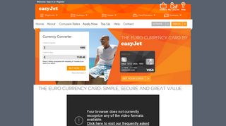 Euro Currency Card by easyJet