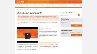 The Euro Currency card with easyJet | easyJet