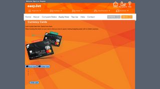 Currency Cards - easyJet Euro Currency Card