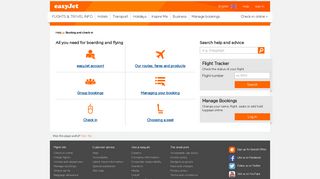 Booking and check-in | easyJet