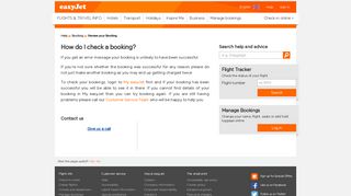 Review your Booking | easyJet