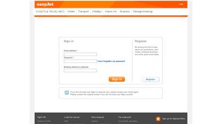 Sign in - Manage bookings - easyjet.com