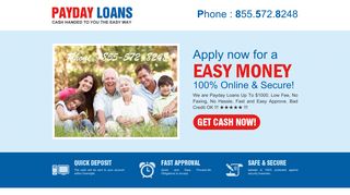 EasyMoneyNow.Com ® Easy Payday Loans - (Recommended Site).
