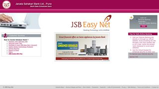 Janata Sahakari Bank Ltd., Pune - Home Page