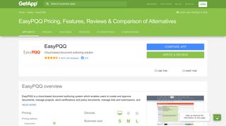 EasyPQQ Pricing, Features, Reviews & Comparison of Alternatives ...