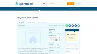 'Easy room mate wanted' Room to Rent from SpareRoom