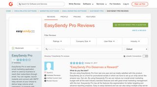 EasySendy Pro Reviews 2018 | G2 Crowd