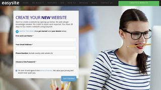 Create A Website - How To Make Your Website Using Easysite