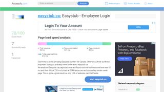 Access easystub.ca. Easystub - Employee Login
