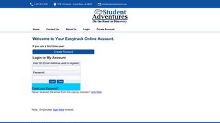 Your Easytrack Online Account.
