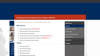 Pennsylvania School-Based Access Program: SBAP101