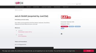 eat.ch GmbH (acquired by Just Eat) - startup.ch