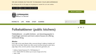 Folkekøkkener (public kitchens) - City of Copenhagen