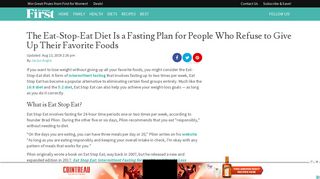 Eat Stop Eat Diet Helps You Lose Weight — If You Do It Right - First ...