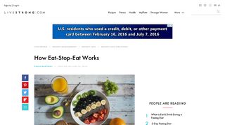 How Eat-Stop-Eat Works | Livestrong.com