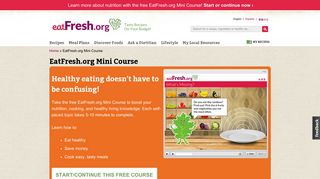 EatFresh.org Mini Course | EatFresh