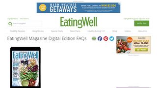 EatingWell Magazine Digital Edition FAQs - EatingWell
