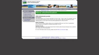 About eAuth - USDA eAuthentication