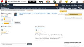 Amazon.com: Customer reviews: Mitchell1 eAutoRepair Do-It-Yourself ...