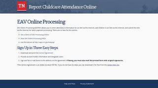 Report Childcare Attendance Online. - TN.gov