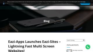 Eazi-Apps Launches Eazi-Sites – Lightning Fast Multi Screen ...