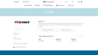 EB Games | CF Champlain - Cadillac Fairview Malls