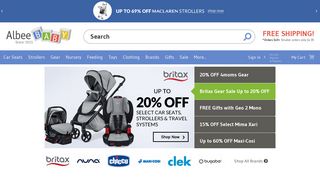 Albee Baby - FREE SHIPPING On Strollers, Car Seats, & Baby Gear