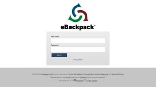 eBackpack: Home