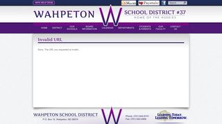 eBackpack - Wahpeton School District