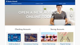 Bank of Hawaii - Other - Bank of Hawaii - Open New Accounts Online