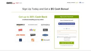 Ebates Canada - Coupons, Cash Back, Deals in Canada Stores