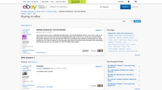 BIDDING SCHEDULER / AUCTION SNIPING - The eBay Community