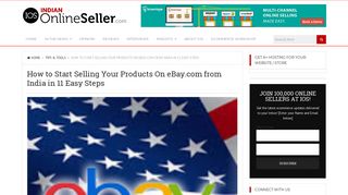 How To Start Selling Your Products On eBay.com In 11 Easy Steps ...