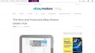 The New and Improved eBay Motors Dealer Hub | eBay Motors Blog