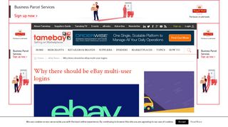 Why there should be eBay multi-user logins - Tamebay