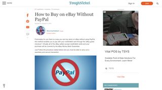How to Buy on eBay Without PayPal | ToughNickel
