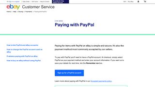 Paying with PayPal | eBay