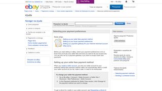 Selecting your payment preferences - eBay