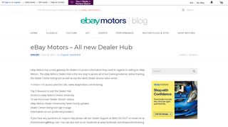 eBay Motors – All new Dealer Hub | eBay Motors Blog