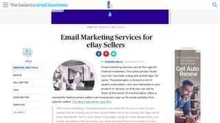 Email Marketing Services for eBay Sellers - The Balance Small Business