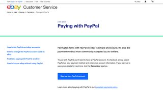Your PayPal Account - eBay