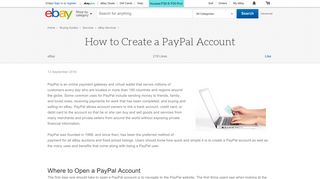 How-to-Create-a-PayPal-Account - eBay