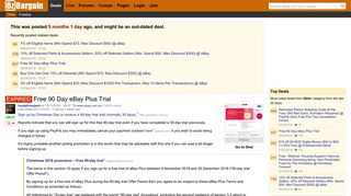 Free 90 Day eBay Plus Trial - OzBargain