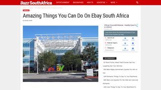 Ebay South Africa: Website, Login, Shipping, How it Works, Things to Do