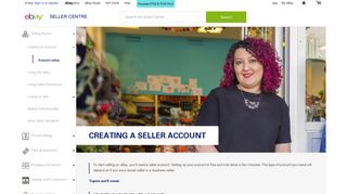 CREATING A SELLER ACCOUNT - eBay Seller Centre